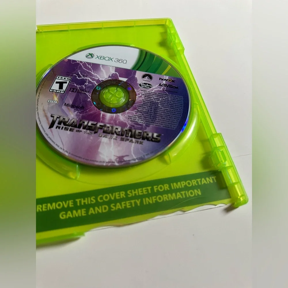 Transformers: Rise of the Dark Spark Microsoft Xbox 360 No Manual